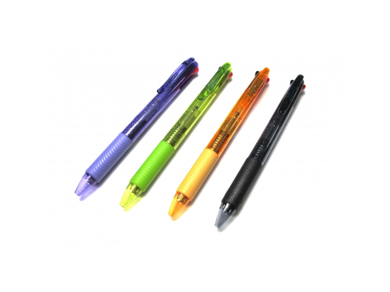 Kugelschreiber Vierfarb-Kuli auf Blister