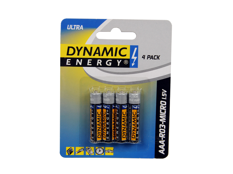 Batterien R03 / AAA ultra Dynamic Energy 4er Pack