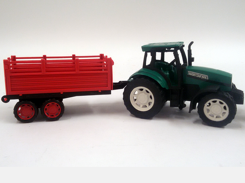 Traktor / Trecker mit Anhänger 2 fach sortiert