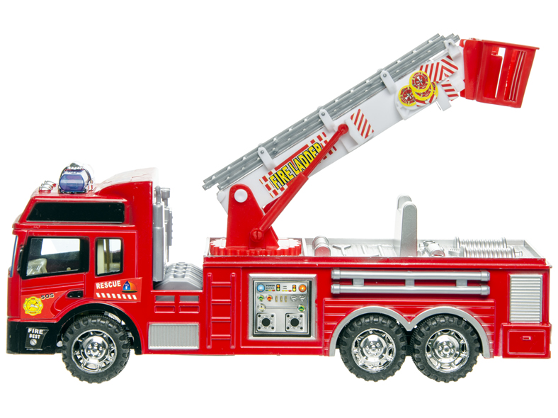 Feuerwehrwagen mit Leiter in Blistertüte