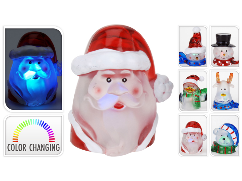 Weihnachtsfigur mit LED und Farbwechsel
