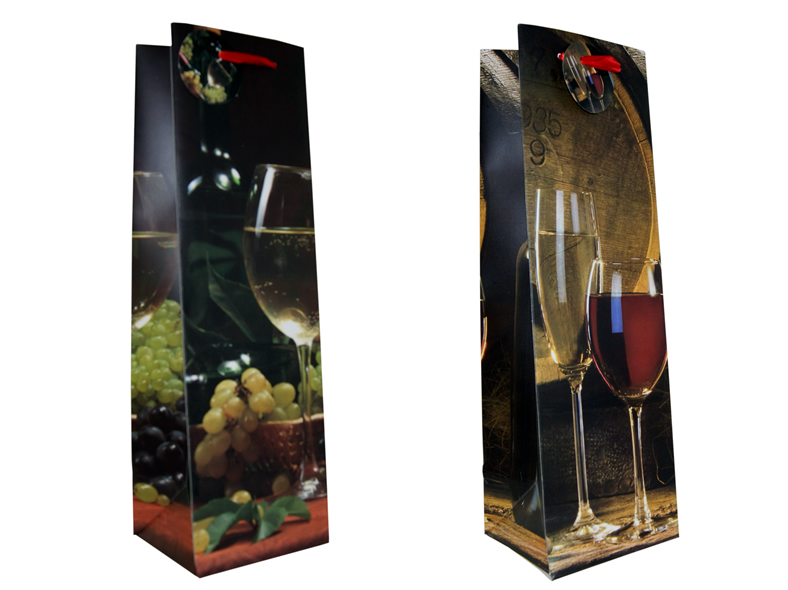 Geschenkbeutel Flasche (36 x 11 x 10 cm) Wein,