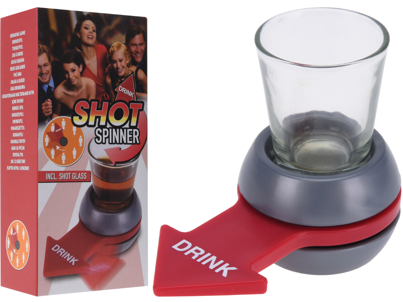 Trinkspiel für Erwachsene, Shot Spinner