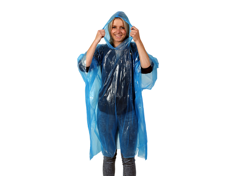 Regenschutz Poncho mit Kapuze