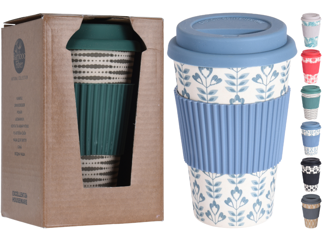 Accessoires-Trend: Coffee-to-go-Becher mit Tragegurt