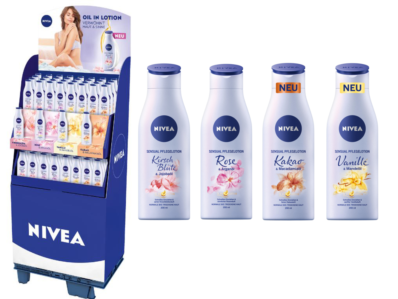 Nivea Bodylotion Sensual 200 ml