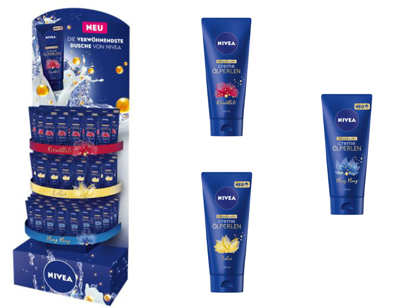 Nivea Pflegedusche Creme Ölperlen 200 ml