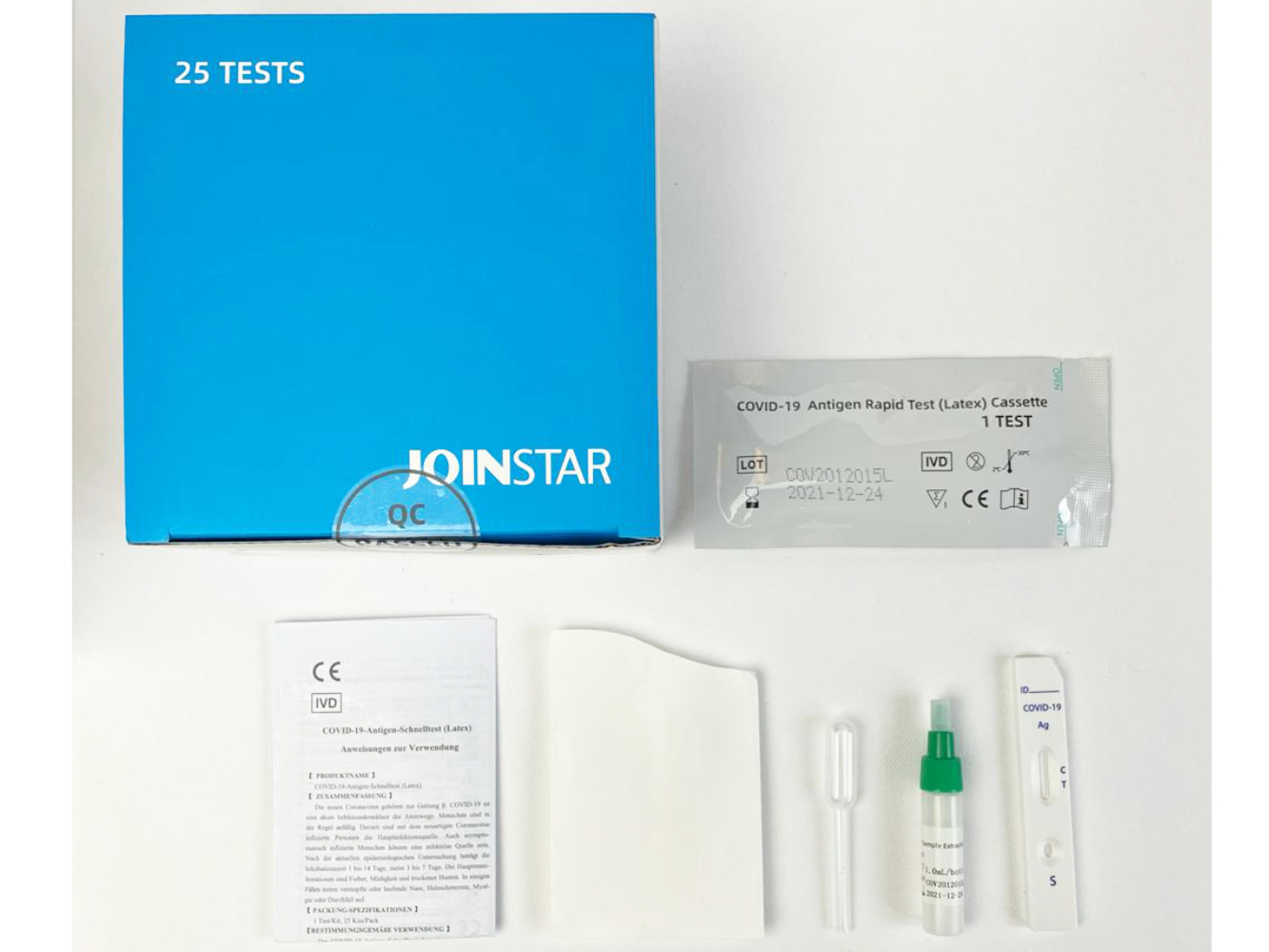 Joinstar COVID 19 Antigen Schnelltest - Spucktest