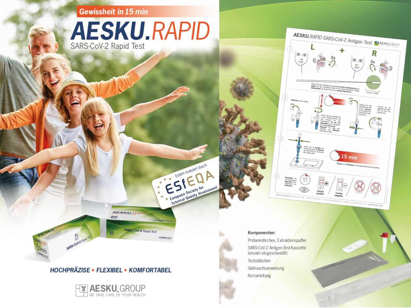 AESKU SARS-COV-2 Antigen-Schnell-Test