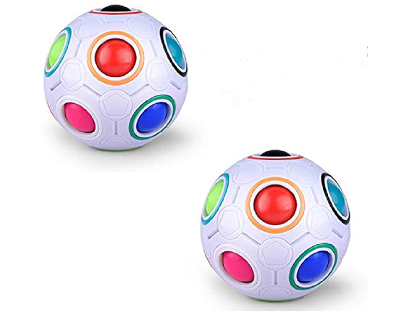 Magic Fidget Ball Regenbogenball , 3D Puzzle Zauberball Fidget Cube - Fidget Spielzeug