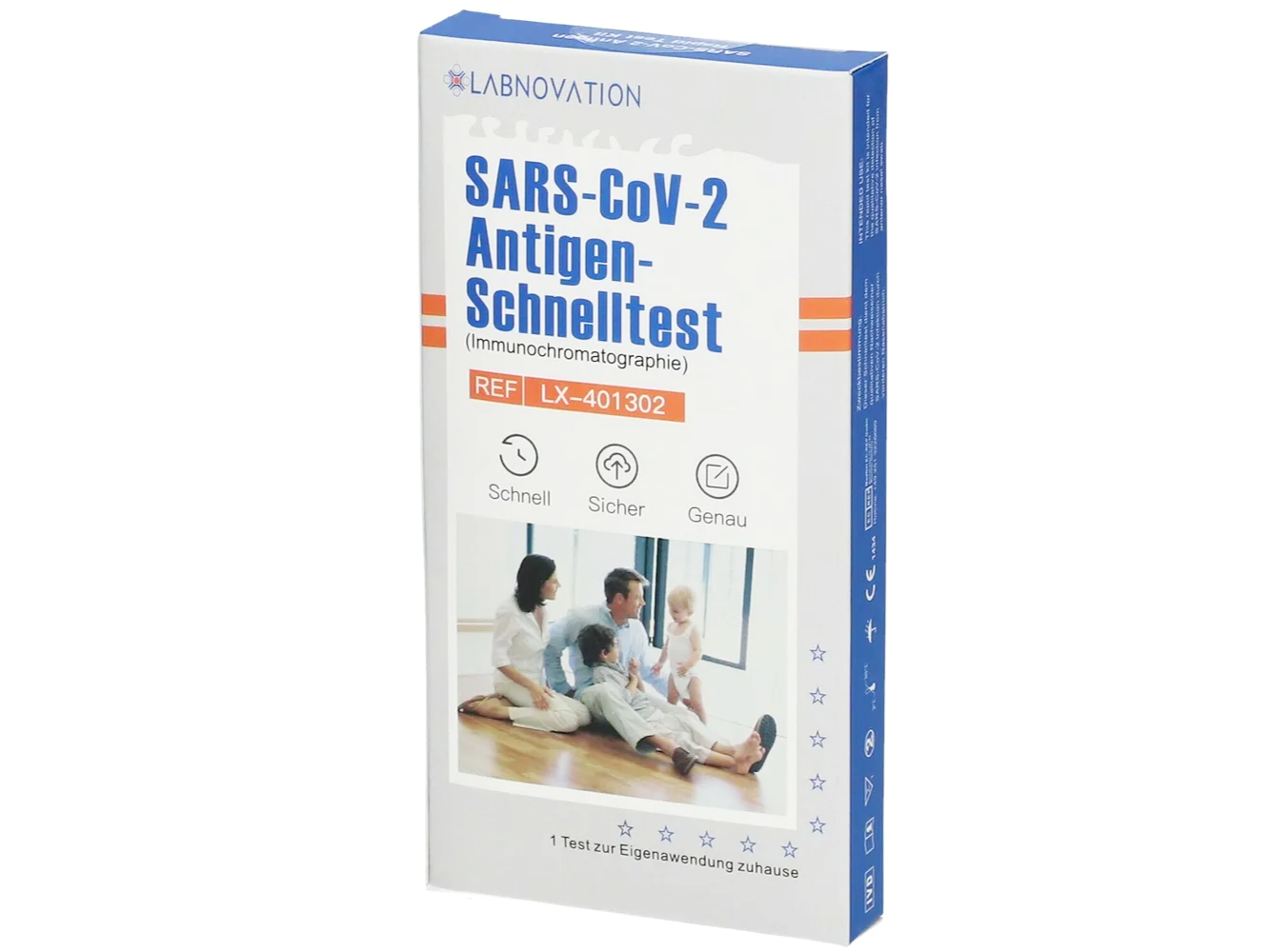 LABNOVATION SARS-COV-2 Antigen-Schnelltest (Laientest), vorderer Nasenabstrich