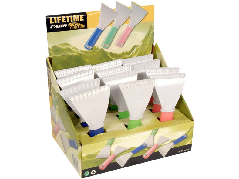 Eiskratzer, 16,5 x 8cm, 3 Farben sortiert