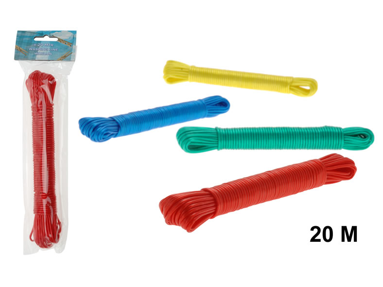 Wäscheleine 20m reissfester Kunststoff