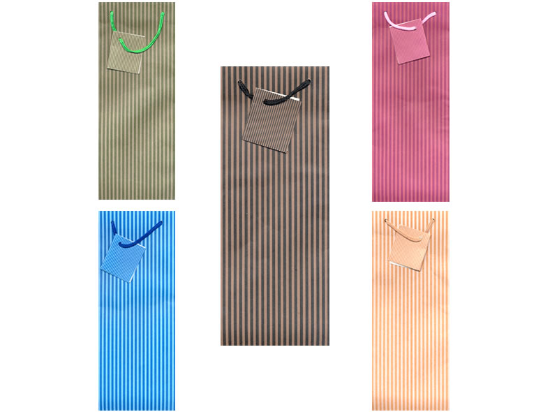 Geschenkbeutel Flasche groß (360 x 125 x 90 mm)