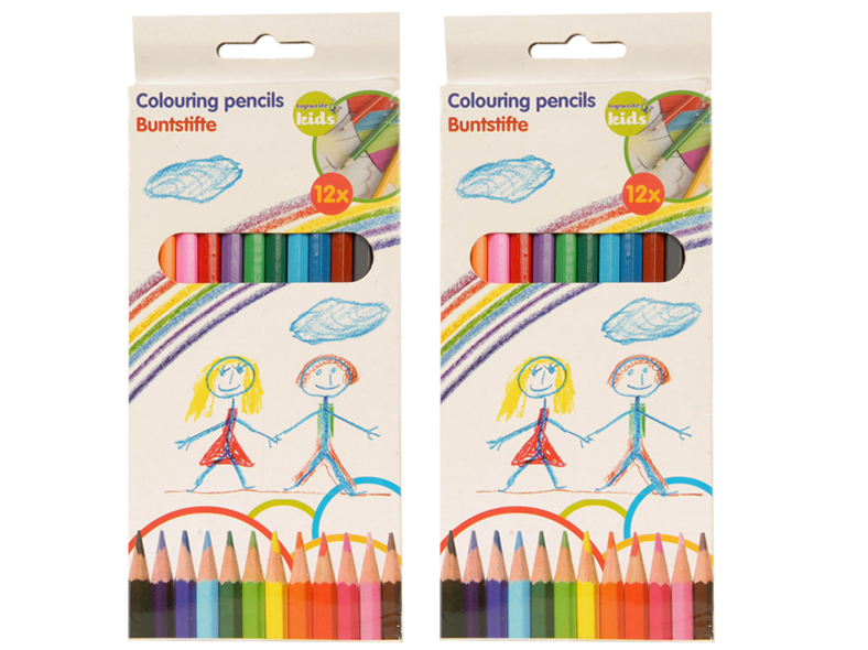 Buntstifte 12er Pack 17 cm lang