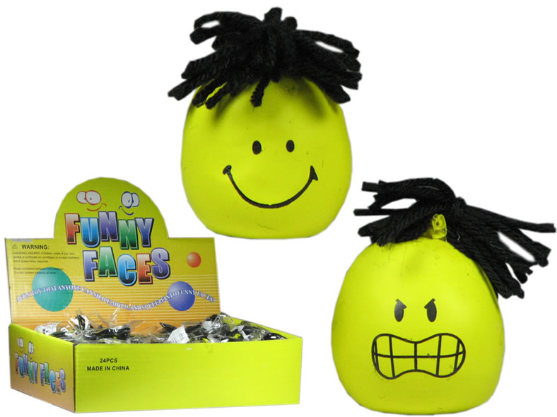 Funny Face Knetball Smilys Grösse ca. 5x7cm