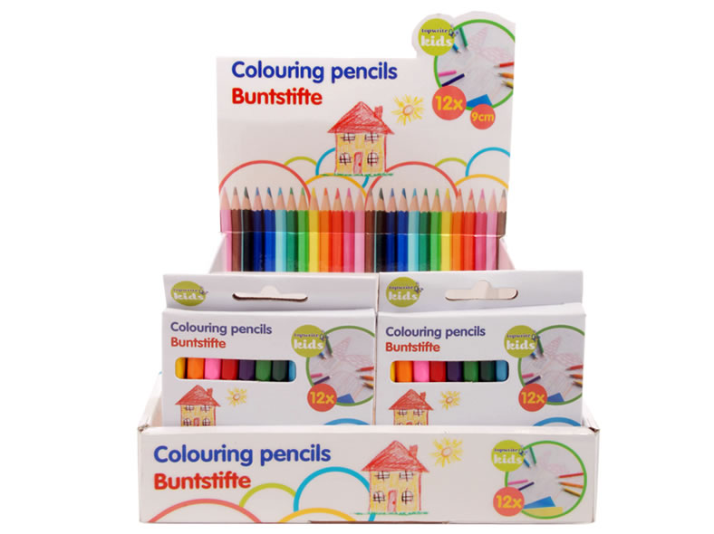Buntstifte 12er Pack 9 cm lang