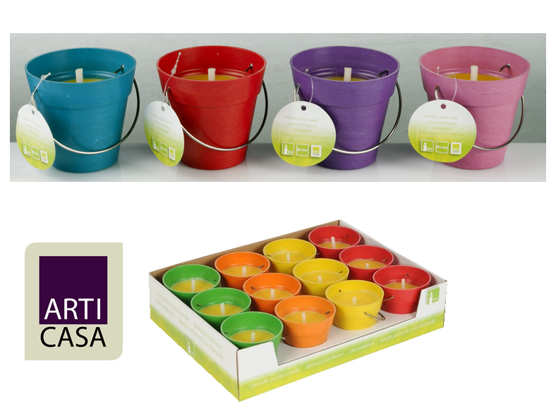 Duftkerze Zitronenöl, 85 x 80 mm