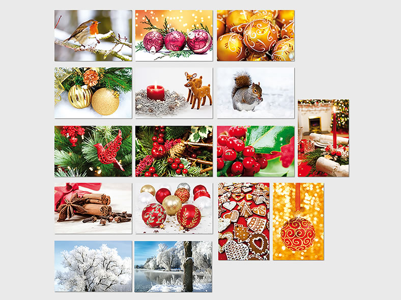 Weihnachts-Karte Fotokarten