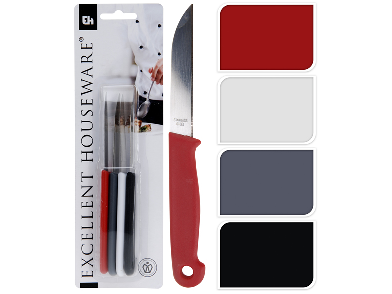 Küchenmesser, Schälmesser 4er Set 16,3 cm superscharf