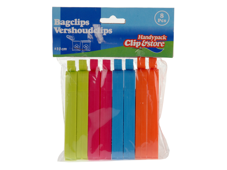 Beutel Verschlussklammern 8er Set, eine Grösse