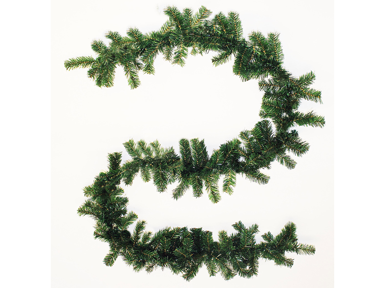 Weihnachtsgirlande 270 cm lang, mit 200 Zweigen