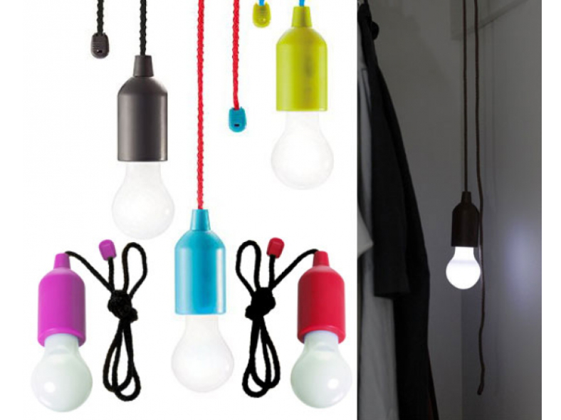 LED Lampe, LED GlübBirne mit Schnurschalter