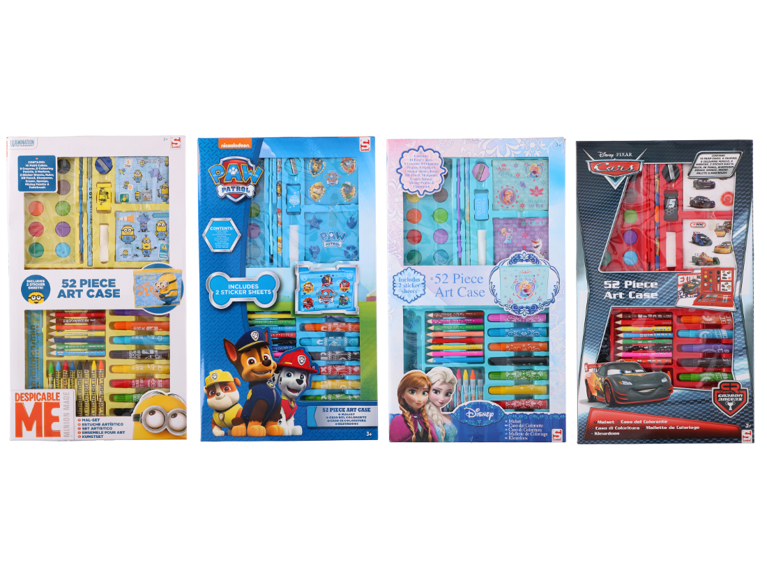 Mal-Stifte Set Disney Cars, Eiskönigin, Paw Patrol, Minions