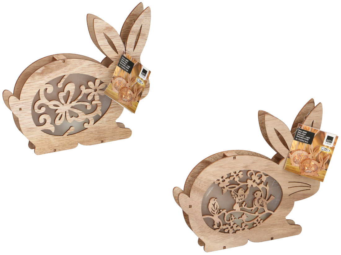 LED Deko Aufsteller Hase Ostern
