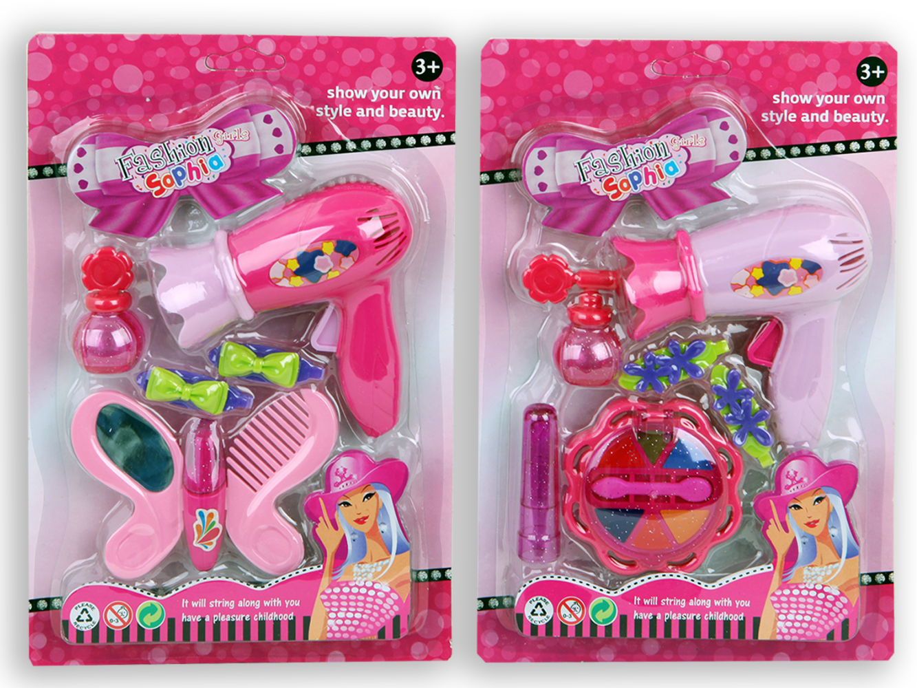 Schmink & Haar-Set für Kinder