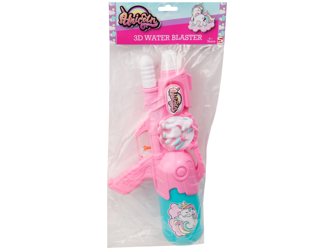 Einhorn Wasserpistole, Wasserspritze, Shooter mit Wassertank