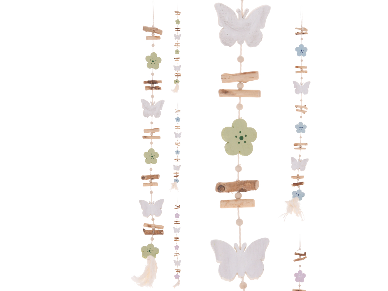 Oster-Frühlingsgirlande Holz