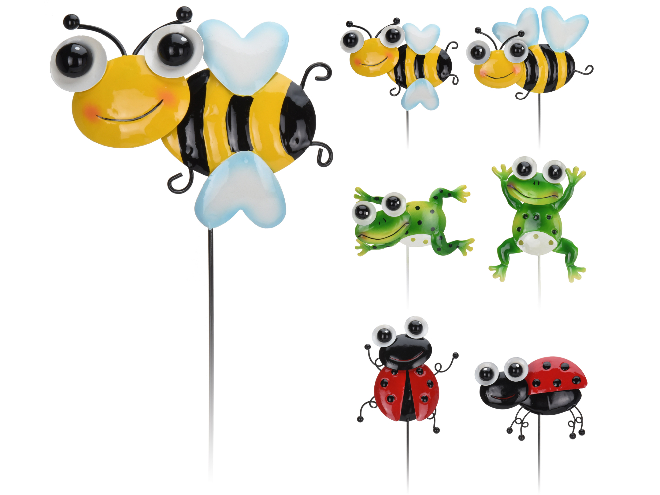 Gartenstecker Dekostecker versch. Tiere 60 cm hoch