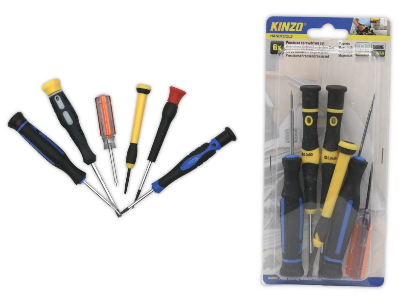 KINZO Präzisions Schraubendreher Set magnetisch